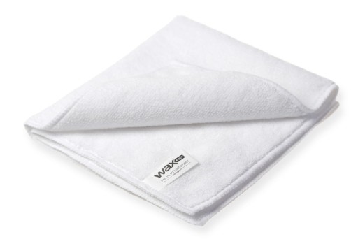 WaxPro Premium White Microfiber 40x40cm 360G/m2 Biele mikrovlákno na kožu