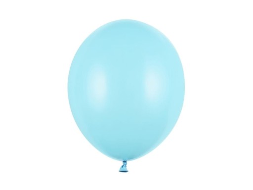 BALÓNY SVETLOMODRÉ pastelové silné 27 cm 12 palcov 50 ks na girlandy