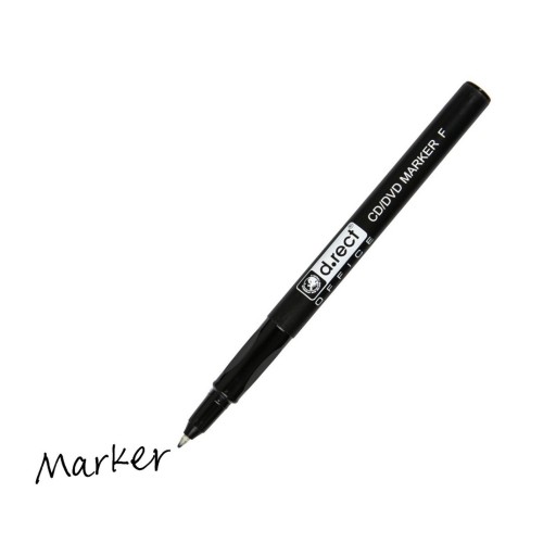 MARKER D.RECT CD DVD FILM 0,7 mm ČIERNA
