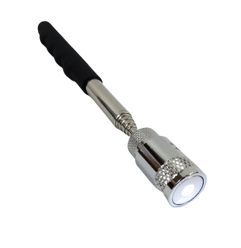 MAGNETICKÝ UCHOVÁVAČ TELESKOPICKÝ MAGNETOVÝ BATERKA LED DIÓDA DLHÁ 80CM