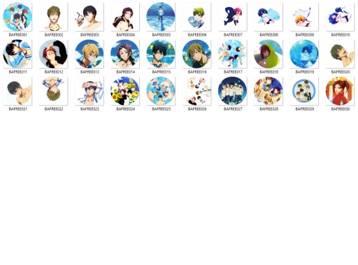 Manga Anime Pins zadarmo! VEĽKÝ VÝBER