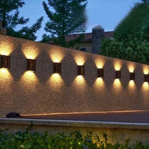 SOLÁRNE ZÁHRADNÉ LAMPY SOLÁRNE LAMPY NÁSTENNÉ LAMPY