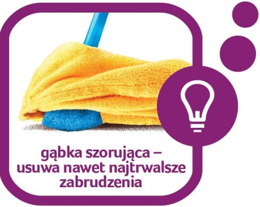 Mop z mikrovlákna Gosia žltý