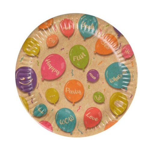 NARODENINOVÉ TANIERE KRAFT balóny 18cm 12 ks