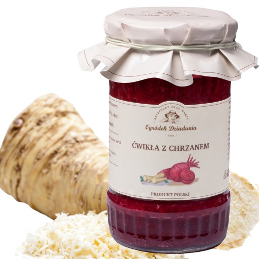 Cvikla S CHRENOM Cvikla DOMÁCI RECEPT 350g Ogródek Dziadunia