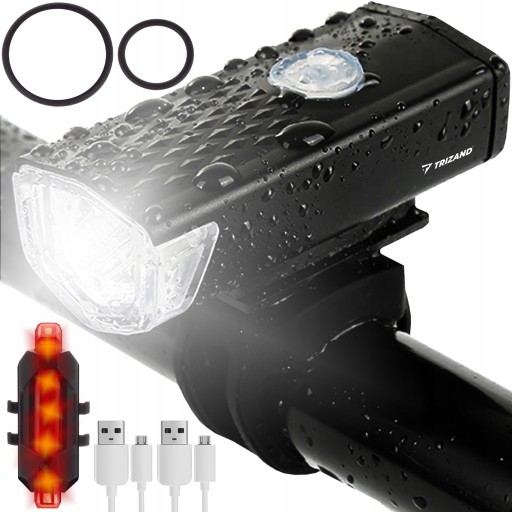 BICYKLOVÁ LAMPA PRE LED BICYKEL PREDNÉ ZADNÉ OSVETLENIE