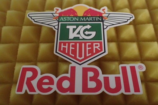 NÁLEPKA F1 TAG HEUER ASTON MARTIN RBR 10,9 x 9,2 CM