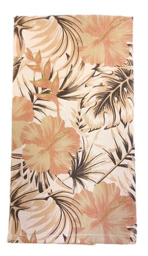 BAVLNENÉ KUCHYNSKÉ Utierky 40X60 FLORID FLOWERS IBISKUS MONSTERA