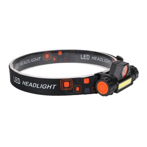 XPE COB LED HLAVOVÁ LAMPA MAGNETOVÁ USB HLAVOVÁ LAMPA