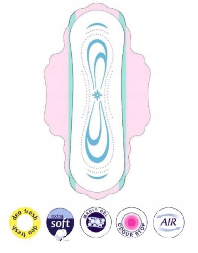 Hygienické vložky Bella perfecta s krídelkami, 16 kusov