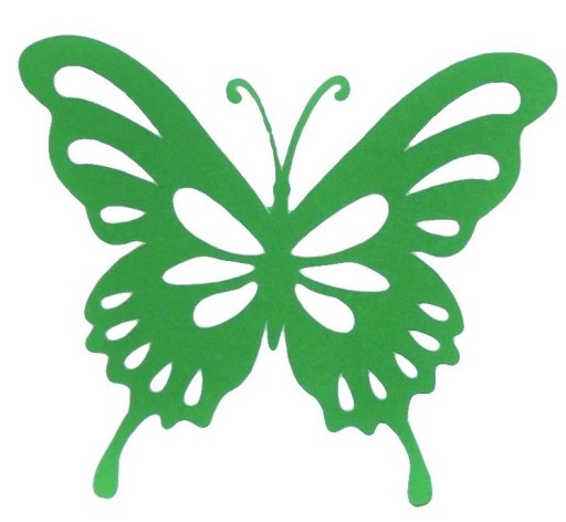 Jarná dekorácia Motýľ vitrážová vitrína škola