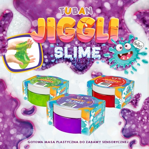 JIGGLY SLIME – ZELENÉ JABLKO 100G