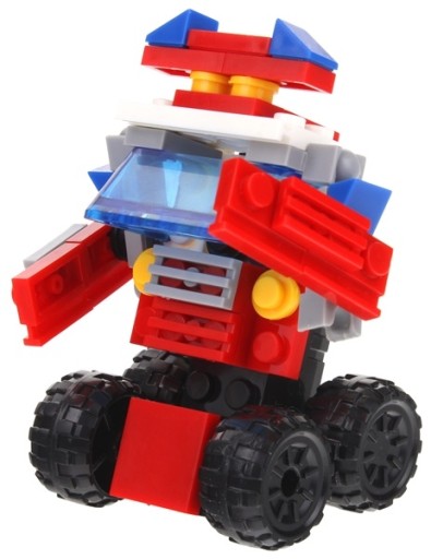 Stavebné bloky City 2v1 hasičský robot