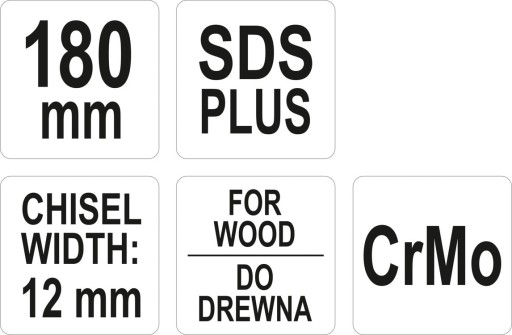SDS+ DLÁTOK NA DREVO