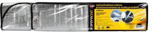Univerzálny kryt na čelné sklo (leto/zima) 200cm x 70cm strieborný