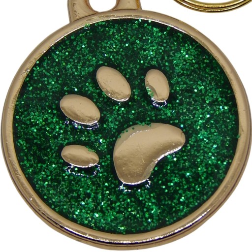 Recipient Keychain Pes's Paw Green