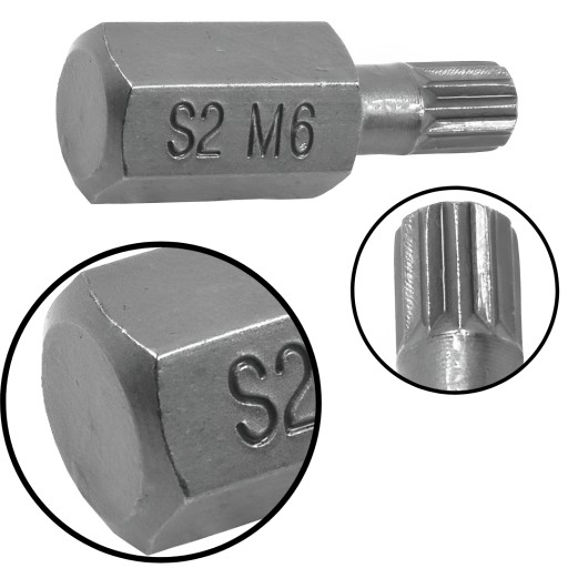 BIT 10MM SPLINE 6x30MM