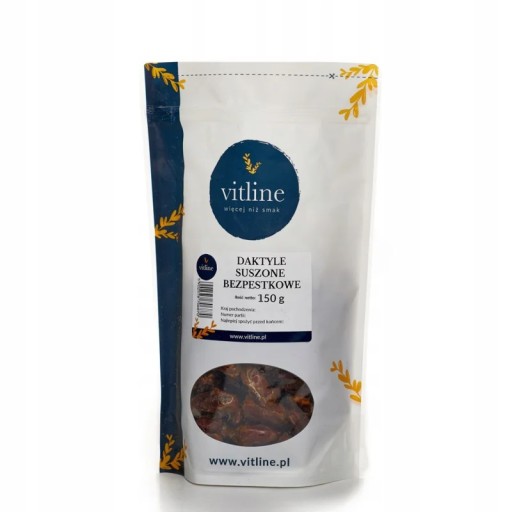 DATLE, BEZSEMENNÉ, 150g, SUŠENÉ
