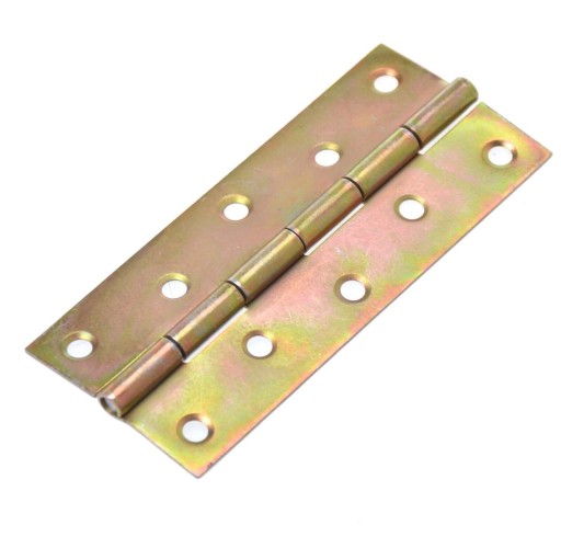 Pletený pánt 100 x 44 mm, pozinkovaný zlato, 10 ks