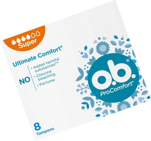 tampóny O.B Ultimate Comfort Super 8 kusov
