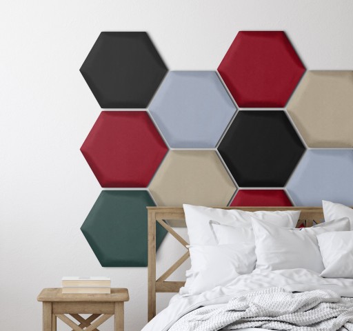 ŠESTUHÓNOVÉ ČALÚNENÉ PANELY 30X26 VOŠTINA