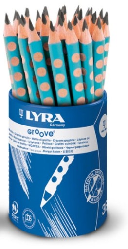 Tyrkysová ceruzka Lyra Groove, tvrdosť B