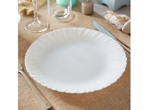 Feston tanier 23 cm biely LUMINARC