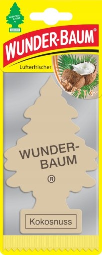 Vôňa WUNDER-BAUM KOKOS, osviežovač vzduchu na vianočný stromček