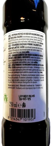 BALZAMIKOVÝ KRÉM HĽÚFLOVÝ 250 ml Carandini