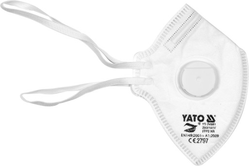 5x OCHRANNÁ PROTIPRACHOVÁ MASKA FFP2 YATO YT-74981