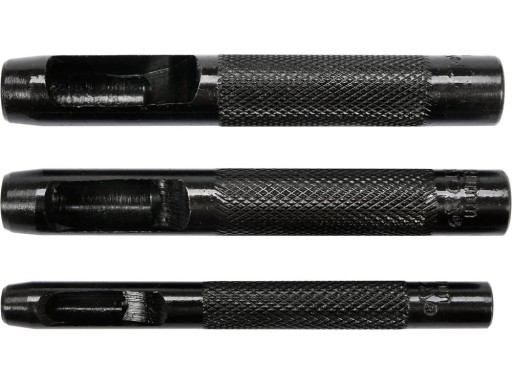 DIEROVAČE, OTVORY PRE KOŽU, GUMU, KARTÓN, TEXTIL 6, 8, 10 mm YT-35881