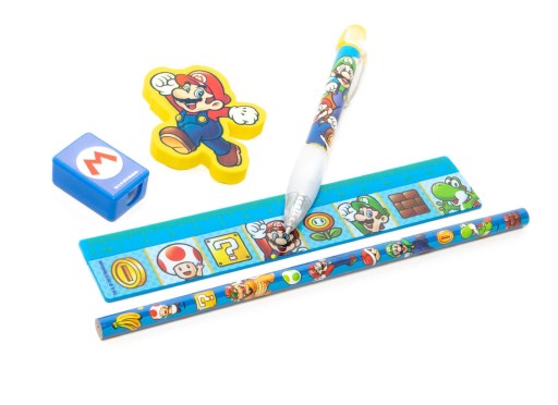 Súprava školských pomôcok Super Mario Characters