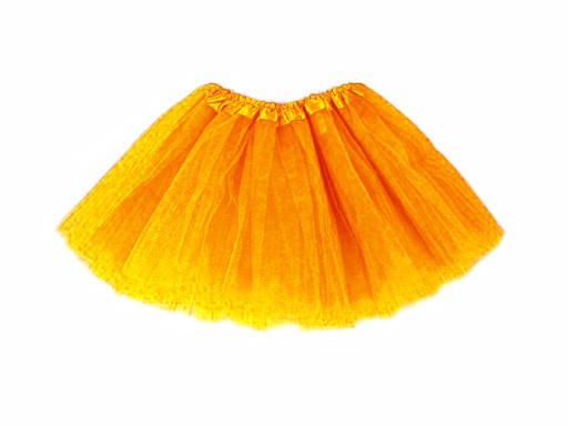 ORANŽOVÁ VRSTVOVÁ SUKŇA TUTU Z TYLU
