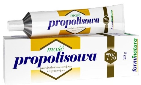 Propolisová masť 7% na odreniny včelí vosk 20 g