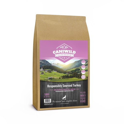 CANIWILD PUPPY MALÝ VOĽNÝ RUN TURECKÁ KAČICA 100G