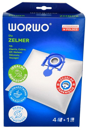 TAŠKY NA VYSÁVAČ ZELMER METEOR 2 ODYSSEY ELF 2