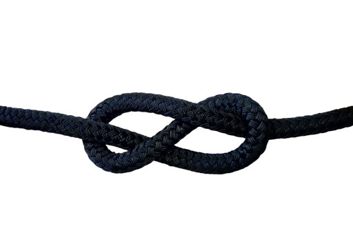 Polyesterové lano 16mm Mooring black 34992