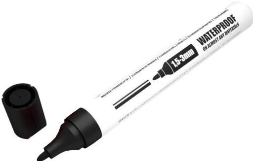 STALCO PERMANENTNÝ ZNAČOVAČ 1,5-3 mm ČIERNA