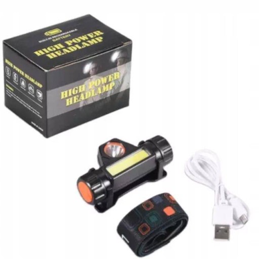 COB HLAVNÁ LAMPA 4v1 HLAVNÁ LAMPA S MAGNETOM