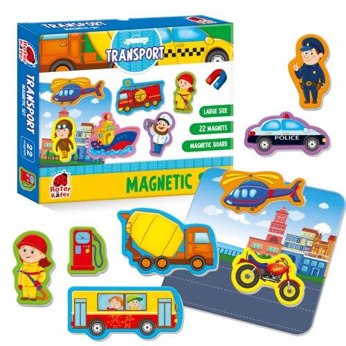 MAGNETICKÝ PREPRAVNÝ SET S DOSKOVÝMI MAGNETMI ROTER KAFER PUZZZLE