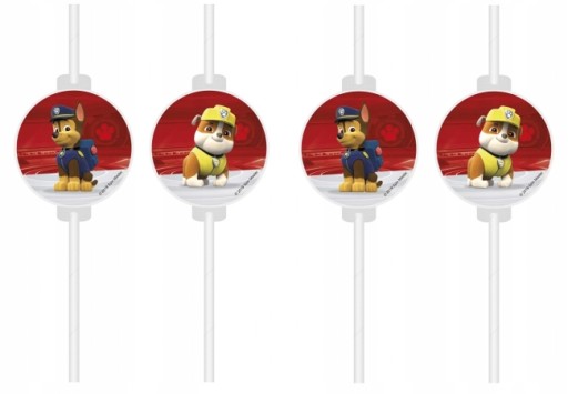 PAW PATROL CHASE RUBBLE NARODENINOVÉ SLAMKY 4 ks
