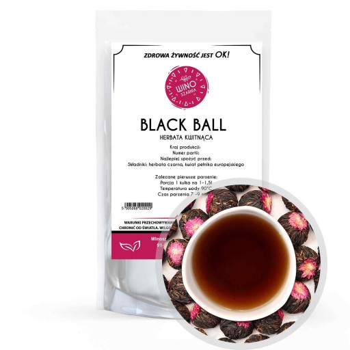 Kvitnúci čaj Black Ball - 1 ks