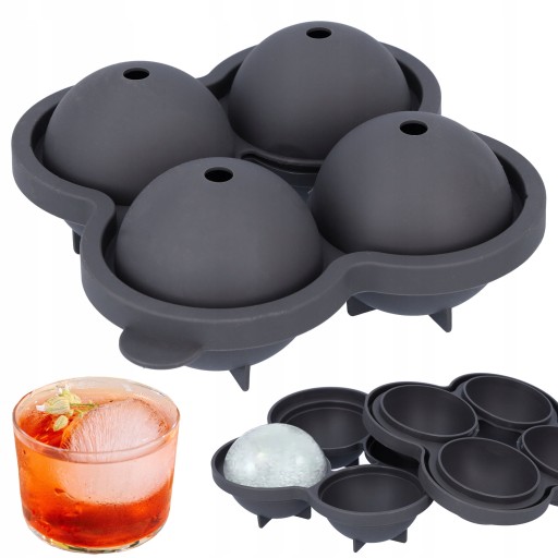 NÁDOBA NA ĽAD silikónová forma na barmanské lopty XL formičky na kocky nápojov