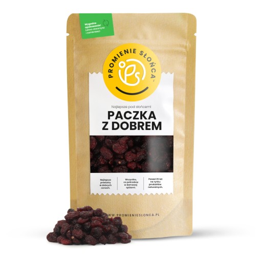 Sušené brusnice, CELÉ 500g, ČERSTVÉ BEZ SEMEN