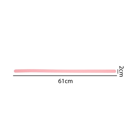 Protišmyková nálepka na schody vaňa 61cm x 2 cm