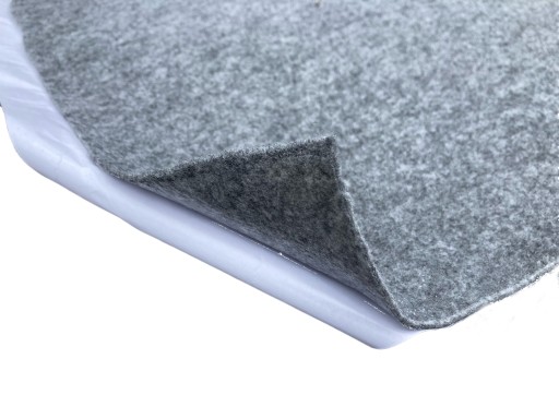 Samolepiaca plsť 350g/m2 jemná šedá 50x100cm