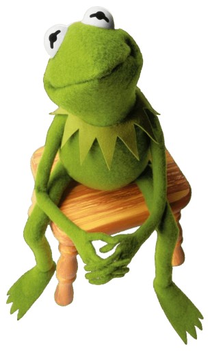 NÁLEPKA NA ZRKADLOVÉ OKNO MUPET SHOW KERMIT THE ŽABA