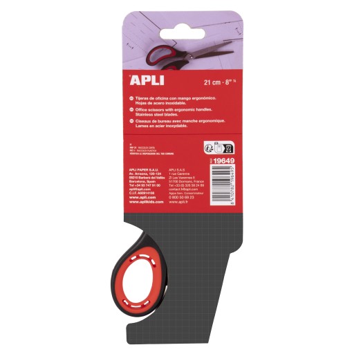 Ergonomické nožnice Apli Kids 21 cm