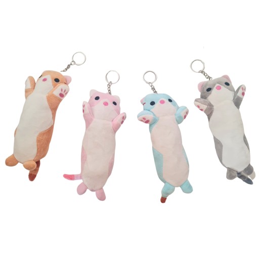 MASKOT KEYRING MASKOT DLHÁ MAČKA MAČIČKA 16CM farieb