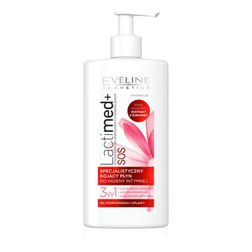Eveline Cosmetics Lactimed+ 3v1 špecializovaný upokojujúci hygienický roztok